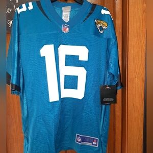 A ProLine Official NFL Jacksonville Jaguars #16 Lawrence Jersey In A Medium. NWT